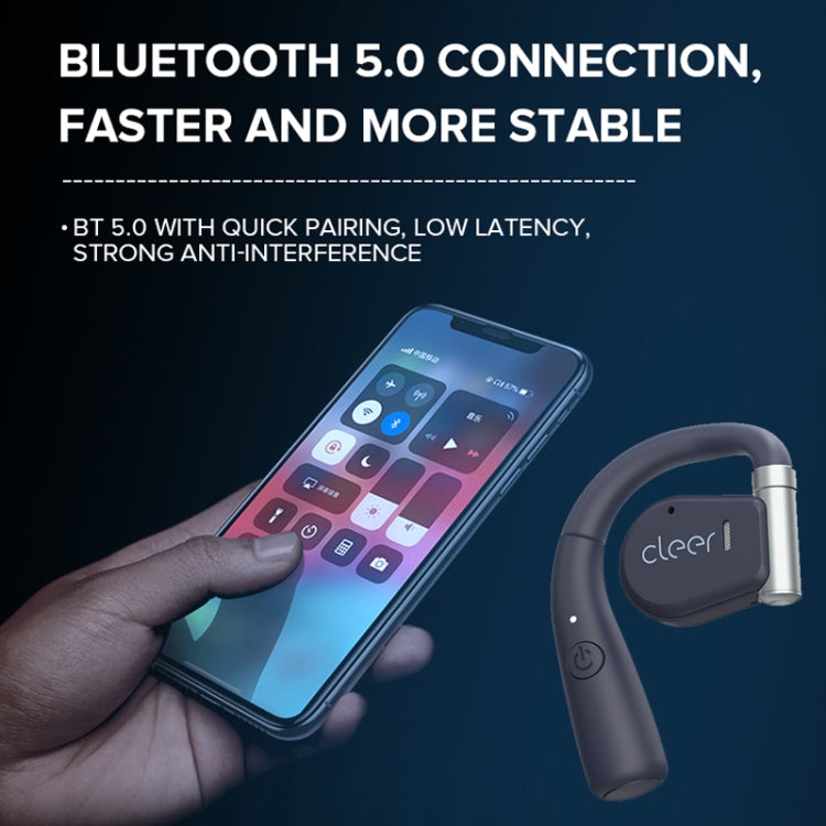 Cleer Call Noise Cancelling Music Gaming Swivel Over-Ear Wireless Bluetooth Earphones(Blue) - free shipping - PMC Jewellery - Order now!