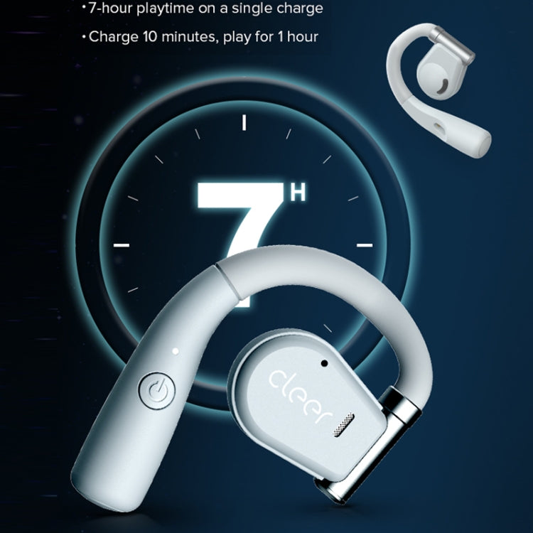 Cleer Call Noise Cancelling Music Gaming Swivel Over-Ear Wireless Bluetooth Earphones(White) - free shipping - PMC Jewellery - Order now!
