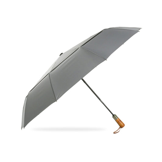 PARACHASE Ten-bone Double-layer Large Windproof Business Automatic Folding Umbrella(Grey) - free shipping - PMC Jewellery - Order now!