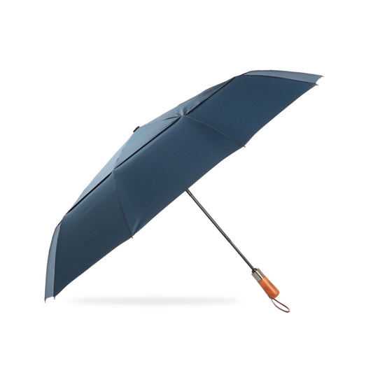 PARACHASE Ten-bone Double-layer Large Windproof Business Automatic Folding Umbrella(Navy) - free shipping - PMC Jewellery - Order now!