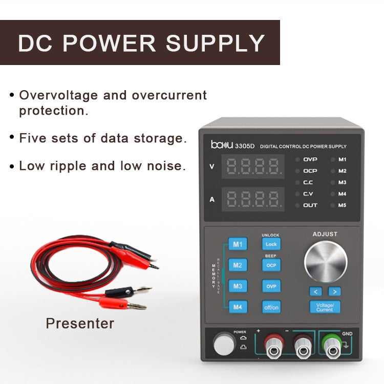 BAKU BA-3305D 5A/30V CNC DC High Power Supply(EU Plug)