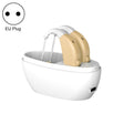 Elderly Use Can Charge Sound Amplifier Hearing Aid, Specification: EU Plug(Skin Color Double Machine+White Charging Bin) - Hearing Aids by PMC TechLife | Online Shopping South Africa | PMC TechLife