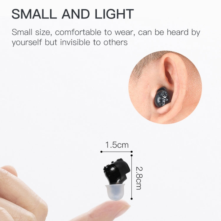 Magnetic Charge Dual-unit Sound Collector, Specification: EU Plug(Black) - Hearing Aids by PMC TechLife | Online Shopping South Africa | PMC TechLife