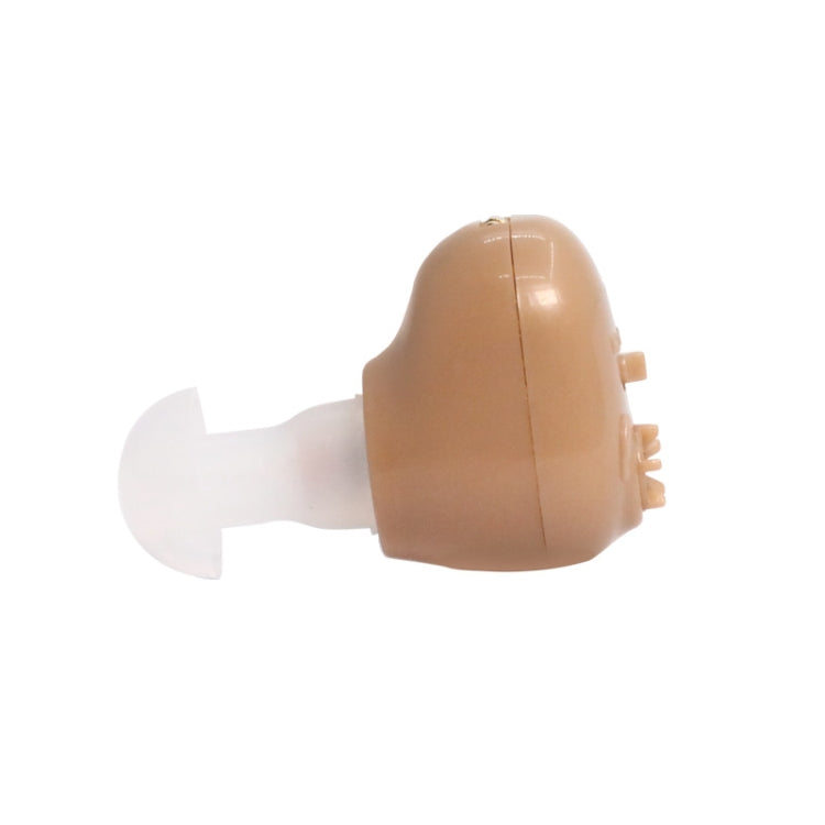 Elderly Sound Amplifier Portable Ear Canal Rechargeable Hearing Aid, Specification: EU Plug(Skin Color) - Hearing Aids by PMC TechLife | Online Shopping South Africa | PMC TechLife