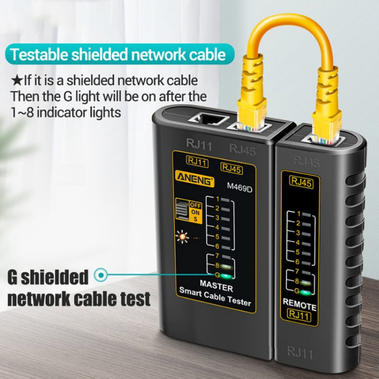 ANENG 2 PCS Multifunctional Network Cable Crystal Head Unilateral Detector, Random Color Delivery - free shipping - PMC Jewellery - Order now!
