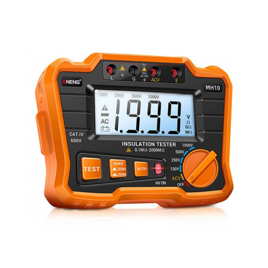 ANENG MH10 Digital High Precision Insulation Resistance Tester(Orange) - free shipping - PMC Jewellery - Order now!