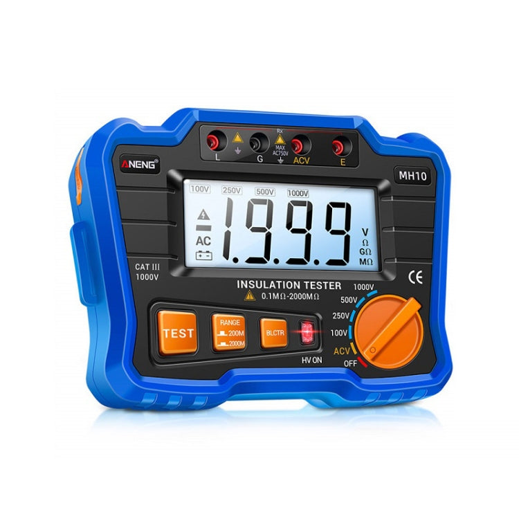 ANENG MH10 Digital High Precision Insulation Resistance Tester(Blue) - free shipping - PMC TechLife - Order now!