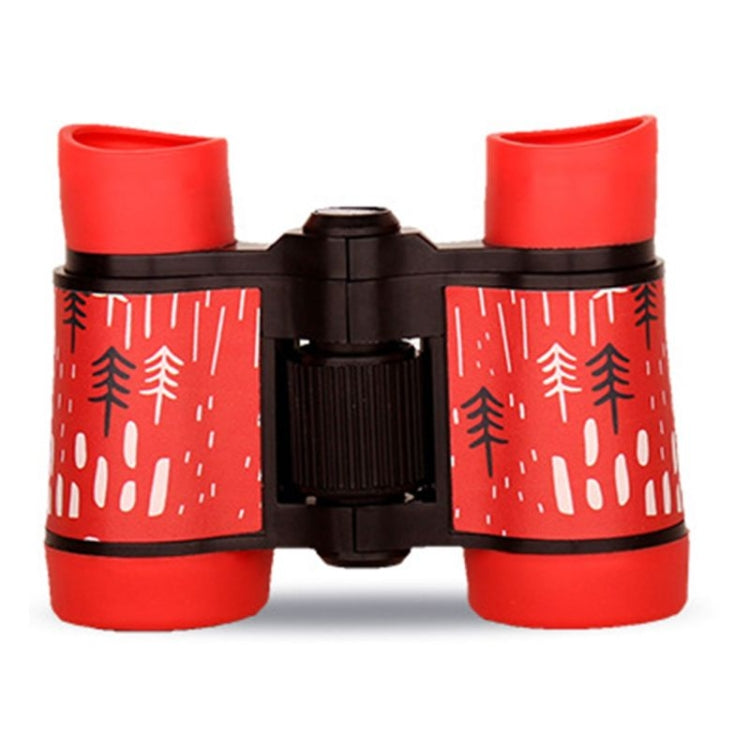 4X30 Binocular Telescope Bird Watching Telescope Gifts for Children(Rain Season Red) - Binoculars by PMC TechLife | Online Shopping South Africa | PMC TechLife
