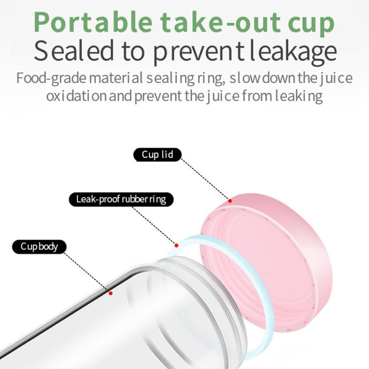Household Fruit Juicer Portable Multi-Function Juice Cup(Ivory White) - Electric juicers by PMC TechLife | Online Shopping South Africa | PMC TechLife
