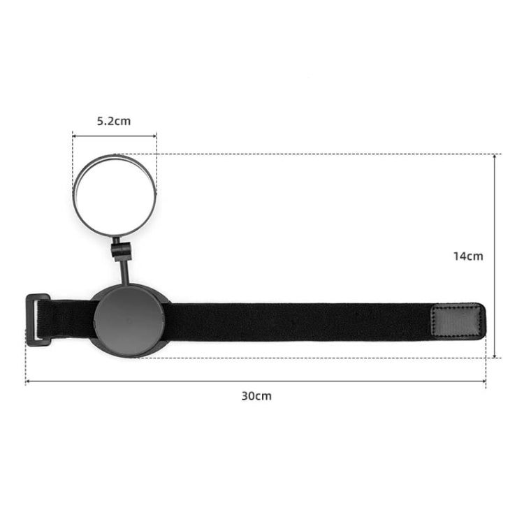 Bicycle Rearview Mirror With Wristband 360 Degree Rotating Mirror - free shipping - PMC Jewellery - Order now!