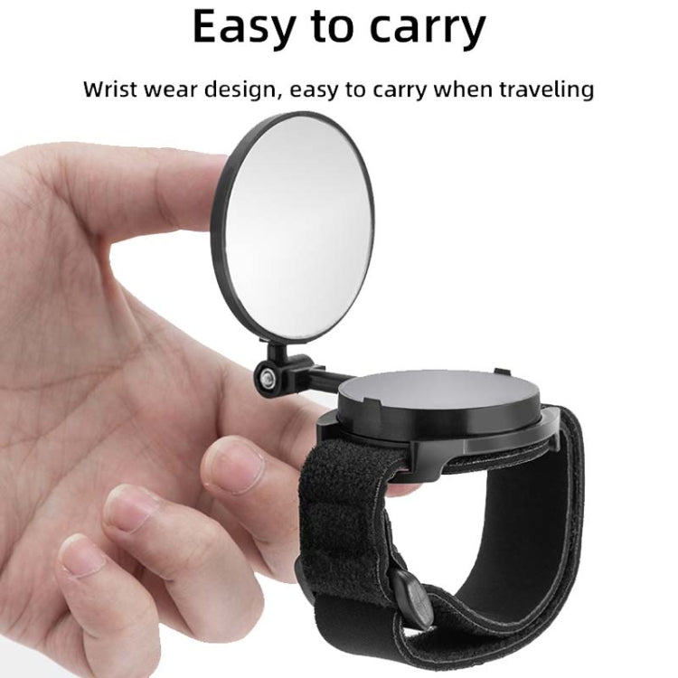 Bicycle Rearview Mirror With Wristband 360 Degree Rotating Mirror - free shipping - PMC Jewellery - Order now!