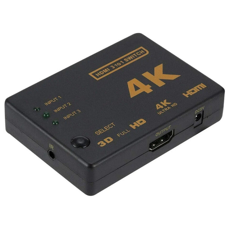 5 PCS/Set 4K 3 into 1 out HDMI Switcher With Remote Control - Switch by PMC TechLife | Online Shopping South Africa | PMC TechLife | Buy Now Pay Later Mobicred