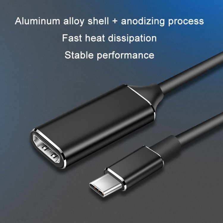 TYPE-C USB3.1 to HDMI HD 4K Converter(Black) - Cable & Adapters by PMC TechLife | Online Shopping South Africa | PMC TechLife | Buy Now Pay Later Mobicred