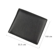 K-8018 RFID Anti-theft First Layer Cowhide Coin Purse Men Wallet
