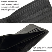 K-8018 RFID Anti-theft First Layer Cowhide Coin Purse Men Wallet