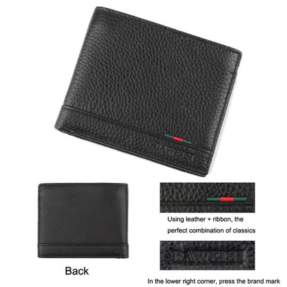 Baweisi A-6513-1 Men Casual Short RFID Wallet Multifunctional Card Holder - free shipping - PMC Jewellery - Order now!