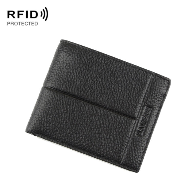 Baweisi A-65104-1 Men Casual Short RFID Wallet Multifunctional Card Holder - Antimagnetic RFID Package by Baweisi | Online Shopping South Africa | PMC Jewellery | Buy Now Pay Later Mobicred