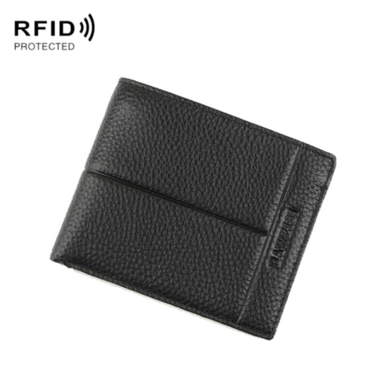 Baweisi A-65104-1 Men Casual Short RFID Wallet Multifunctional Card Holder - Antimagnetic RFID Package by Baweisi | Online Shopping South Africa | PMC Jewellery | Buy Now Pay Later Mobicred