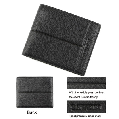 Baweisi A-65104-1 Men Casual Short RFID Wallet Multifunctional Card Holder - Antimagnetic RFID Package by Baweisi | Online Shopping South Africa | PMC Jewellery | Buy Now Pay Later Mobicred