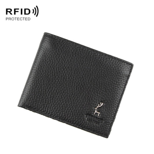 Baweisi A-6555-1 Men Casual Short RFID Wallet Multifunctional Card Holder - Antimagnetic RFID Package by Baweisi | Online Shopping South Africa | PMC Jewellery | Buy Now Pay Later Mobicred