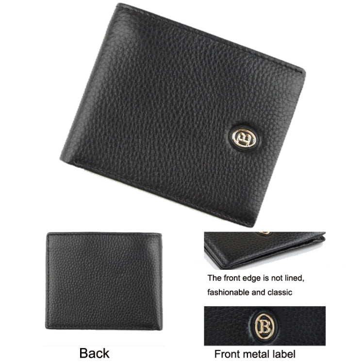 Baweisi A-6525-1 Men Casual Short RFID Wallet Multifunctional Card Holder - free shipping - PMC Jewellery - Order now!
