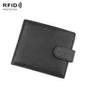 K-8013 Anti-Magnetic Anti-Theft RFID Short Business Men Wallet