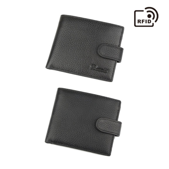 K-8013 Anti-Magnetic Anti-Theft RFID Short Business Men Wallet