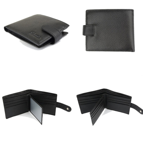 K-8013 Anti-Magnetic Anti-Theft RFID Short Business Men Wallet