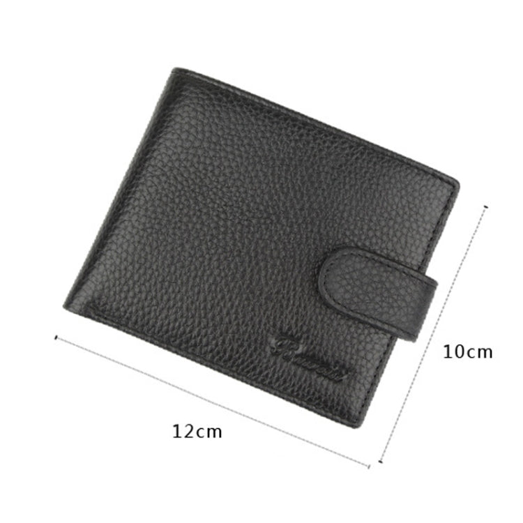 K-8013 Anti-Magnetic Anti-Theft RFID Short Business Men Wallet