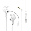 3.5mm Interface Mobile Phone Wire Control Headphones(White) - Normal Style Earphone by PMC TechLife | Online Shopping South Africa | PMC TechLife