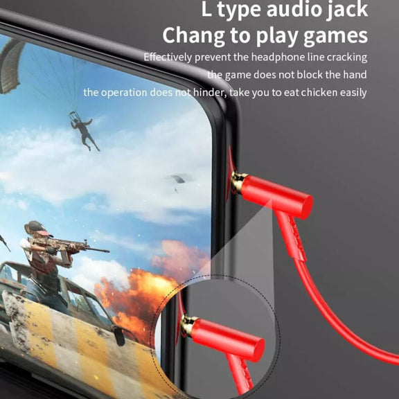 3.5mm Interface Mobile Phone Wire Control Headphones(White)