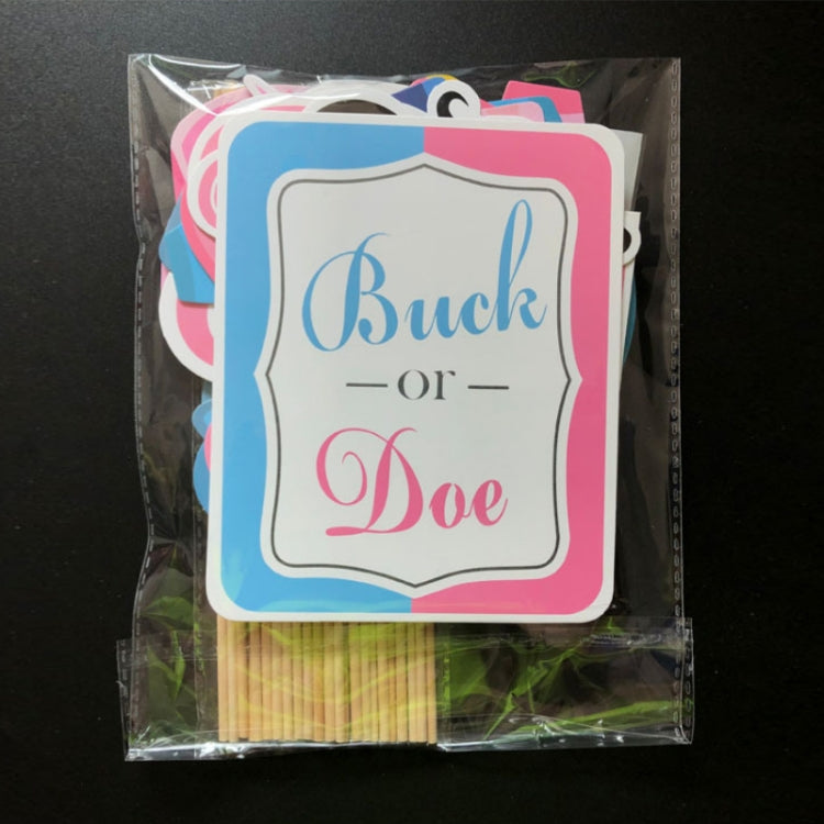 3 Sets Baby Birthday Party Gender Reveal Stickers Photo Props(25PCS/Set Boys Suit) - Holiday Decorations by PMC TechLife | Online Shopping South Africa | PMC TechLife