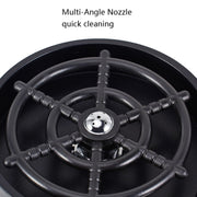 Automatic Faucet High Pressure Spray Washer, Style: Silver+Soft Hose+G1/2 Three-way
