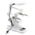 Desktop Multifunctional Chip Welding Repair Inspection Magnifying Glass with LED Light(White) - Repair Platform by PMC TechLife | Online Shopping South Africa | PMC TechLife