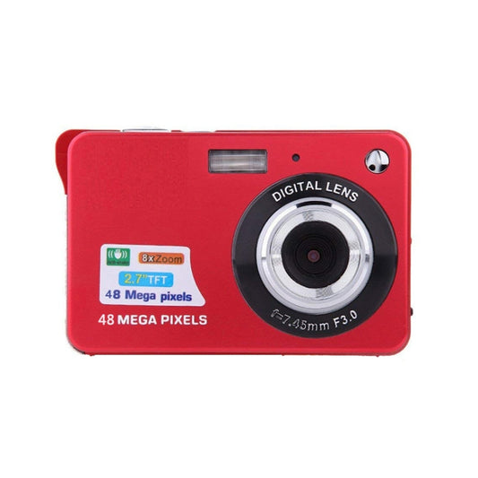 K09 48 Million Pixel CCD HD Digital Camera Retro Self-Portrait Video Camera(Red) - Video Cameras by PMC Jewellery | Online Shopping South Africa | PMC Jewellery | Buy Now Pay Later Mobicred