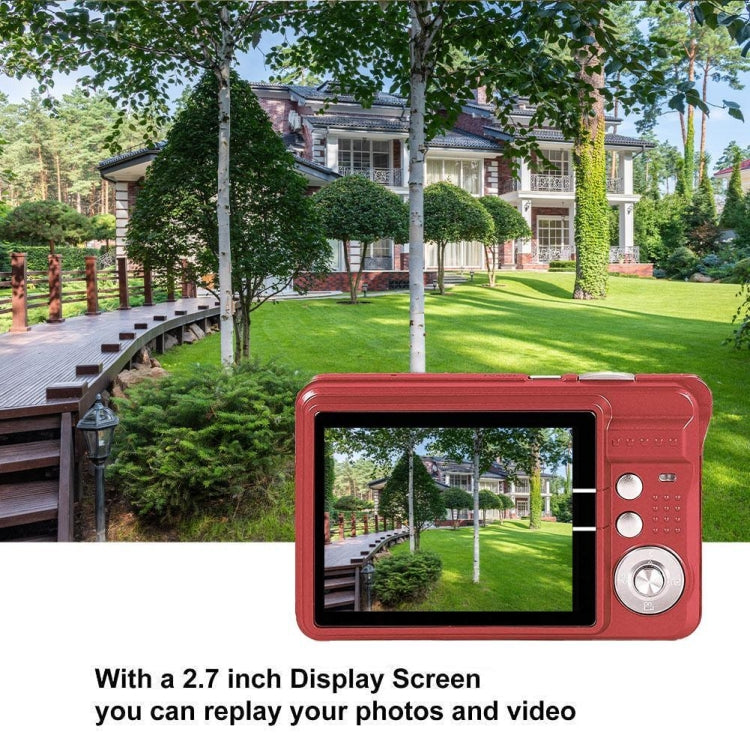 K09 48 Million Pixel CCD HD Digital Camera Retro Self-Portrait Video Camera(Silver) - Video Cameras by null | Online Shopping South Africa | PMC TechLife | Buy Now Pay Later Mobicred