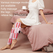 Home Constant Temperature Wireless Leg Massage, Style: Blue Double Hot Compress+Air Pressure
