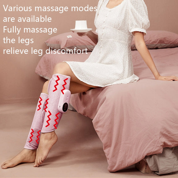 Home Constant Temperature Wireless Leg Massage, Style: Blue Double Hot Compress+Air Pressure