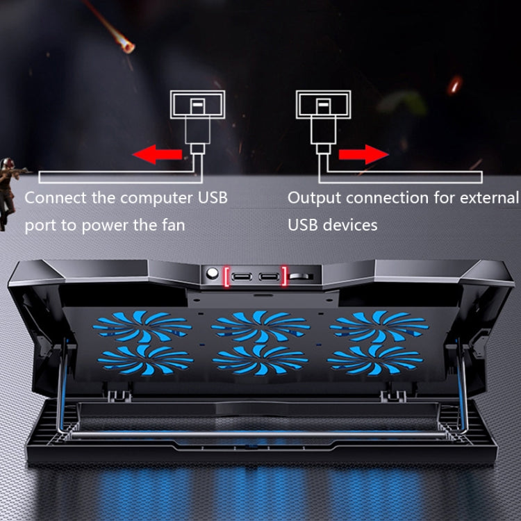 MC Q3 Lifting and Folding Laptop Cooler(Black) - free shipping - PMC Jewellery - Order now!