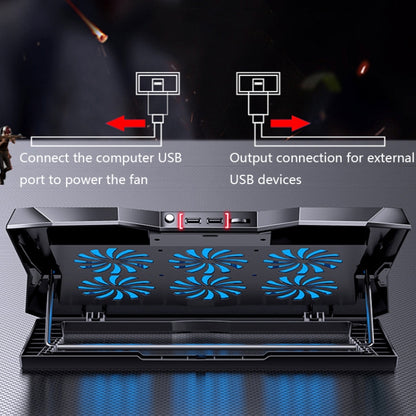MC Q3 Lifting and Folding Laptop Cooler(Black) - free shipping - PMC Jewellery - Order now!