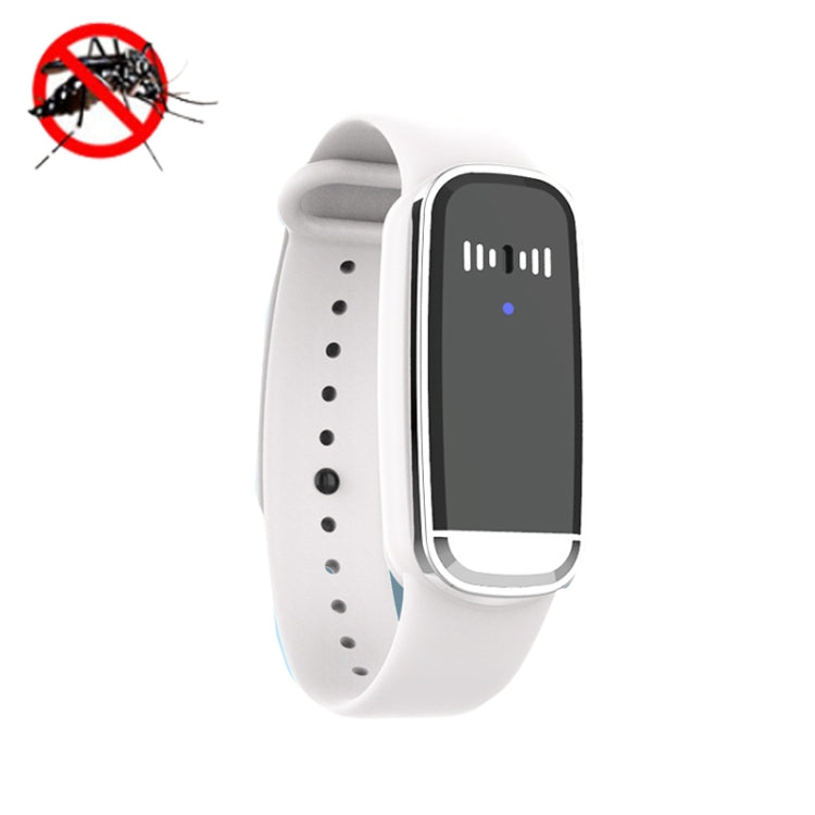M70 Ultrasonic Mosquito Repellent Bracelet Outdoor Mosquito Repellent(White) - Repellent Wristband by PMC TechLife | Online Shopping South Africa | PMC TechLife | Buy Now Pay Later Mobicred
