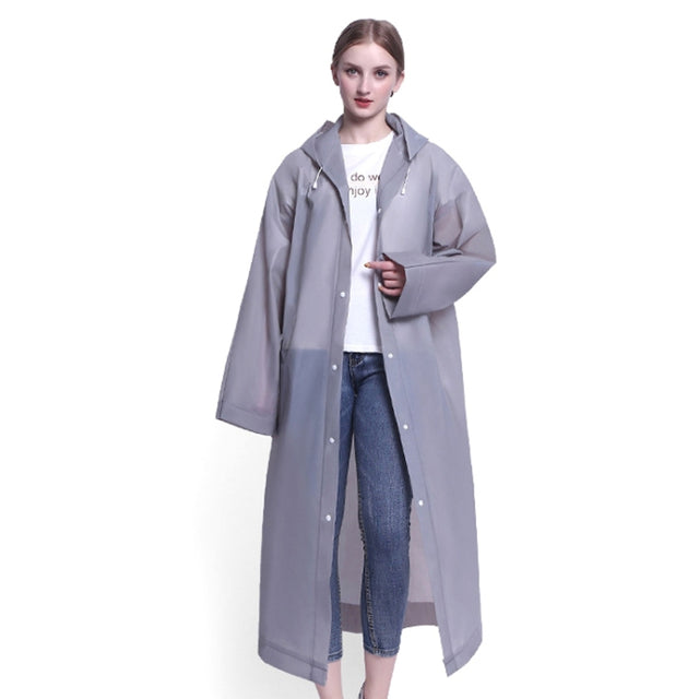 Adult Windproof Water-resistant Thickening Joint Raincoat, Color Random Delivery, Style: Open Type