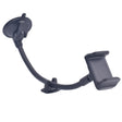 2 PCS Suction Cup Long Soft Hose Windshield Car Mobile Phone Clip Bracket(Black Box Packaging) - Car Holders by PMC TechLife | Online Shopping South Africa | PMC TechLife