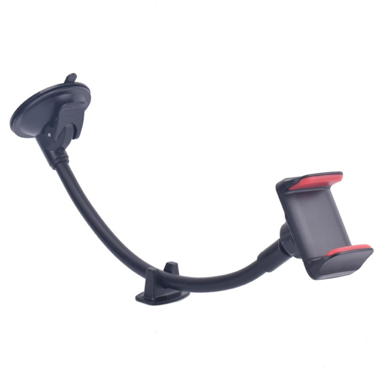 2 PCS Suction Cup Long Soft Hose Windshield Car Mobile Phone Clip Bracket(Red Box Packaging)