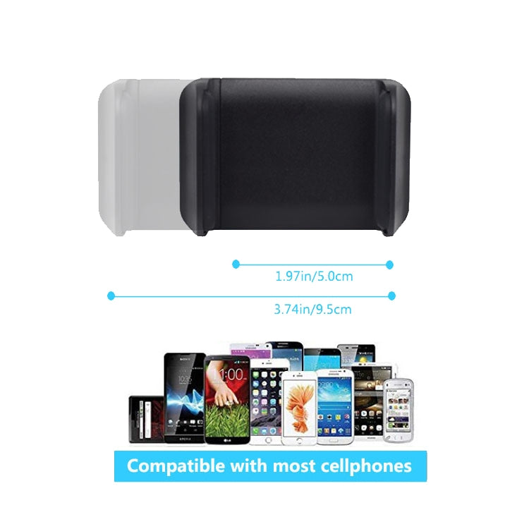 2 PCS Suction Cup Long Soft Hose Windshield Car Mobile Phone Clip Bracket(Black Box Packaging) - Car Holders by PMC TechLife | Online Shopping South Africa | PMC TechLife