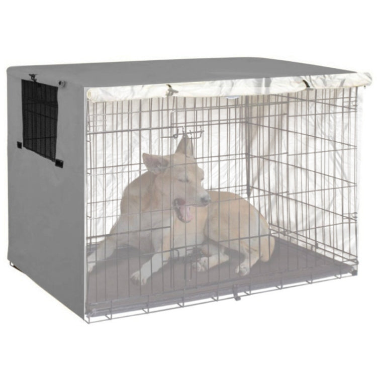 Oxford Cloth Pet Cage Cover Outdoor Furniture Dustproof Rainproof Sunscreen Cover, Size: 124.5x79x84cm(Grey) - Dust Covers by PMC TechLife | Online Shopping South Africa | PMC TechLife