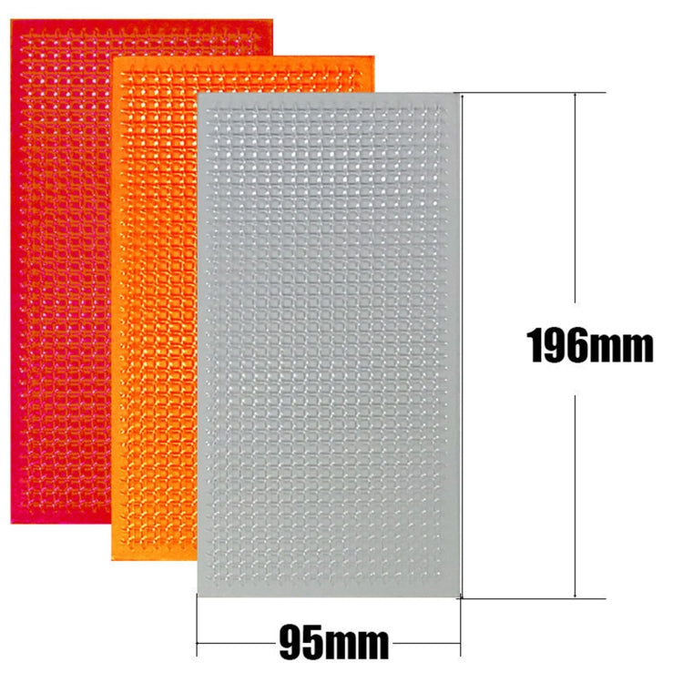 Sikeo Car Tail Light Repair Patch DIY Quick Patch Tool Package(Red+Yellow+Transparent) - Other Tools by PMC TechLife | Online Shopping South Africa | PMC TechLife