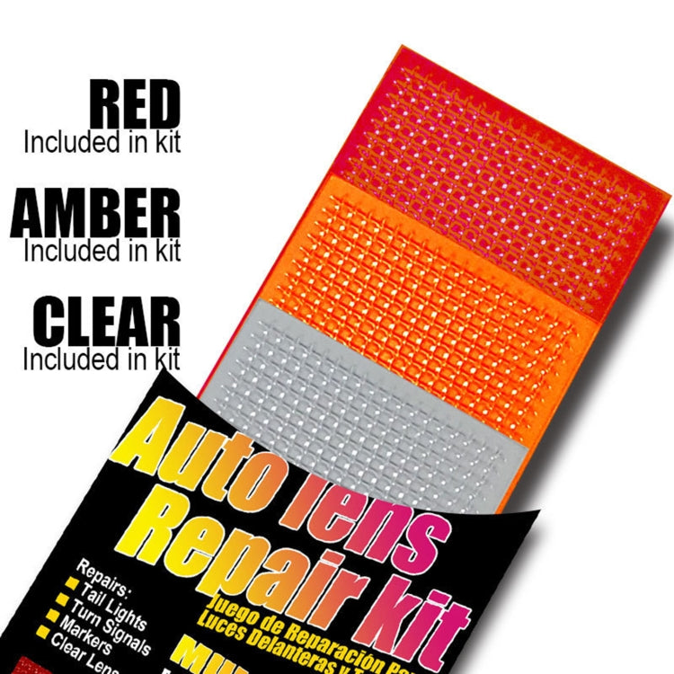 Sikeo Car Tail Light Repair Patch DIY Quick Patch Tool Package(Red+Yellow+Transparent) - Other Tools by PMC TechLife | Online Shopping South Africa | PMC TechLife