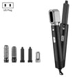 5-in-1 Hot-air Comb Automatic Straightening Dual-purpose Hair Dryer Black(US Plug) - Hair Curler by PMC TechLife | Online Shopping South Africa | PMC TechLife
