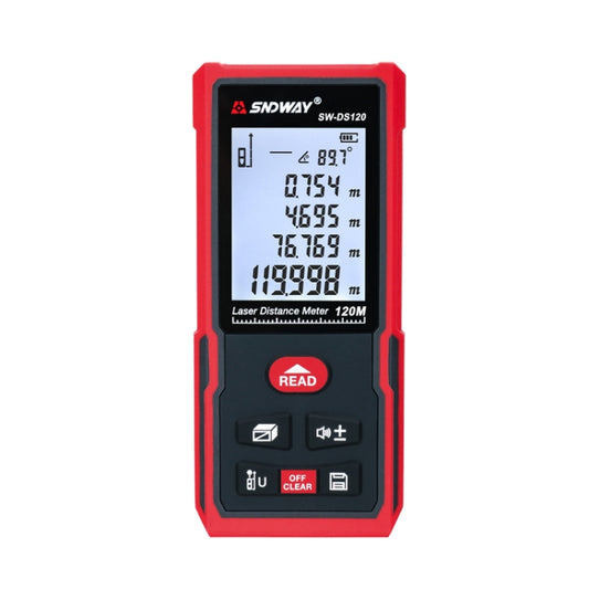 SNDWAY SW-DS120 Handheld Laser Rangefinder Infrared Laser Ruler, Distance: 120m - free shipping - PMC Jewellery - Order now!